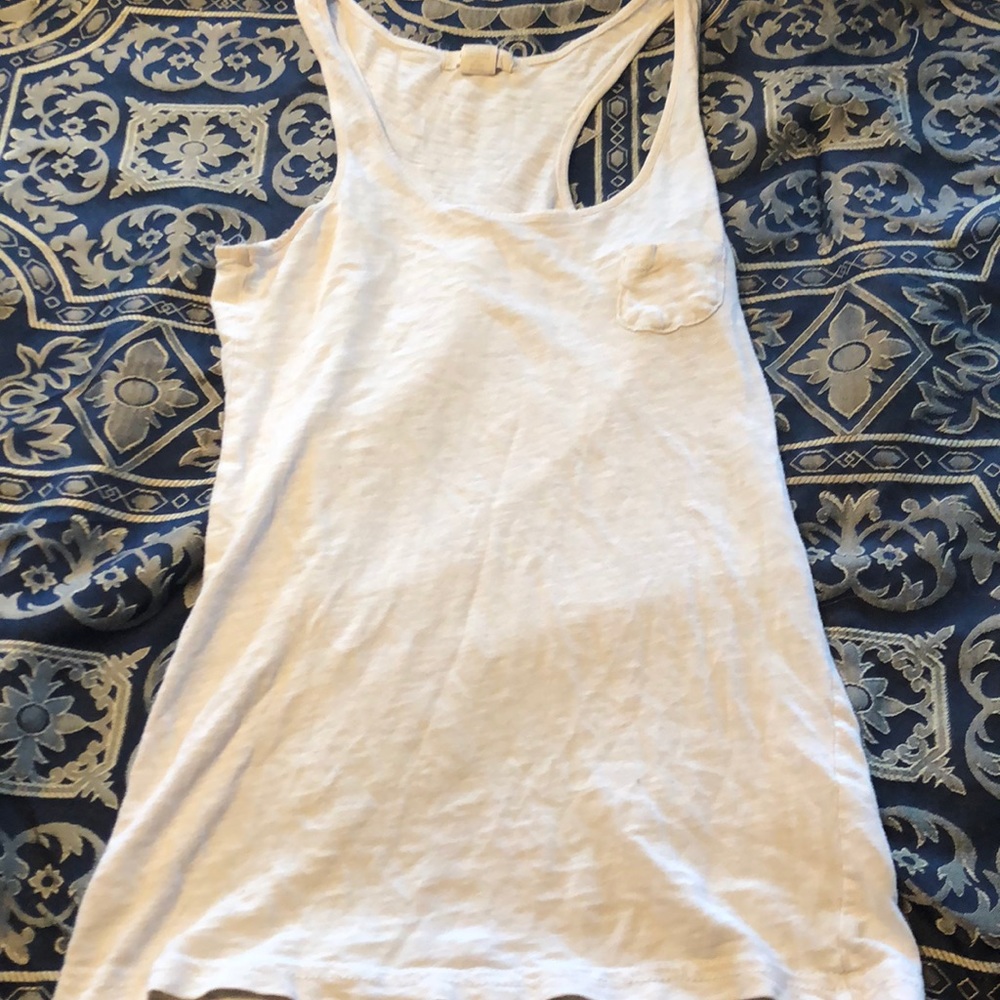 White tank top